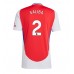 Tanie Strój piłkarski Arsenal William Saliba #2 Koszulka Podstawowej 2024-25 Krótkie Rękawy